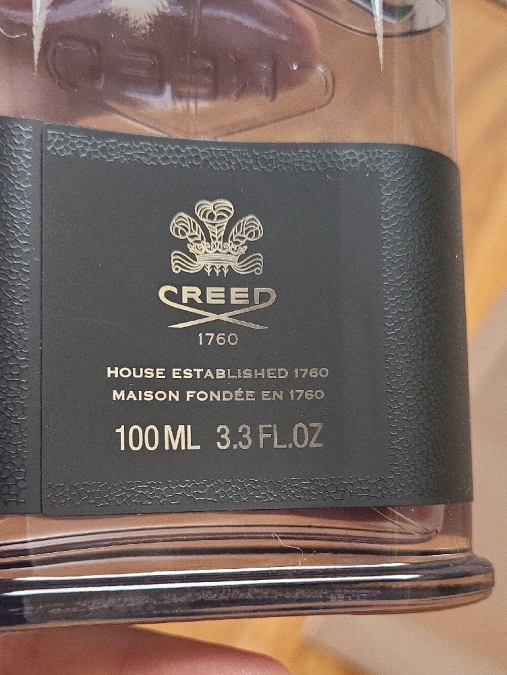 NWOT Premium Creed Iris Debonair Black and Gold Men Perfume - Picture 5 of 10